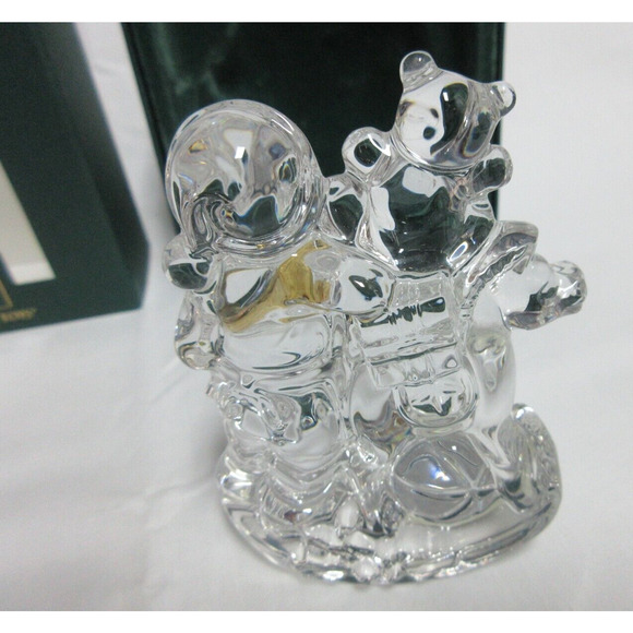 MARQUIS WATERFORD CRYSTAL ELVES MAKING THE TOYS SANTA CLAUS IS COMING TO TOWN - Picture 3 of 8